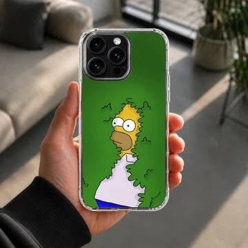 Homer Simpson cartoon image on phone case showcasing nostalgic fun. — Lifestyle