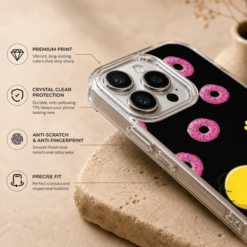 Homer Simpson reaching for donuts design phone case — Info
