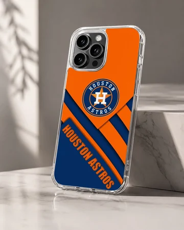 Dynamic Houston Astros baseball logo design phone case — Hero