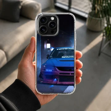 JDM car with night lights phone case — Lifestyle