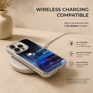 JDM car with night lights phone case — Charging