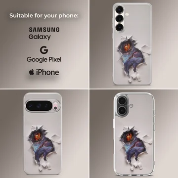 Jurassic Park dinosaur eye design phone case — Collage
