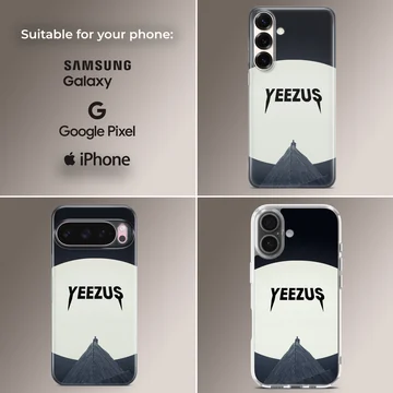 Kanye West Ye phone case with bold Yeezus graphic — Collage