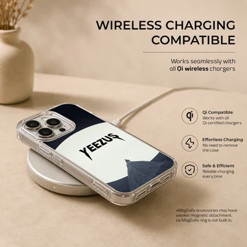 Kanye West Ye phone case with bold Yeezus graphic — Charging