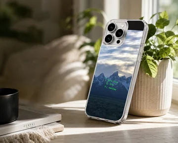 Kanye West Ye inspired phone case with mountain design — Lifestyle