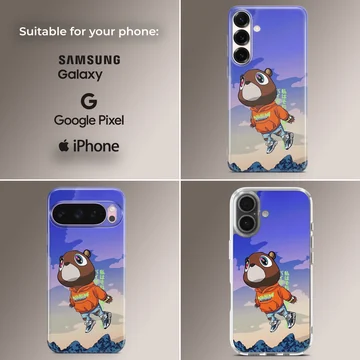 Kanye Ye West inspired cartoon art phone case — Collage