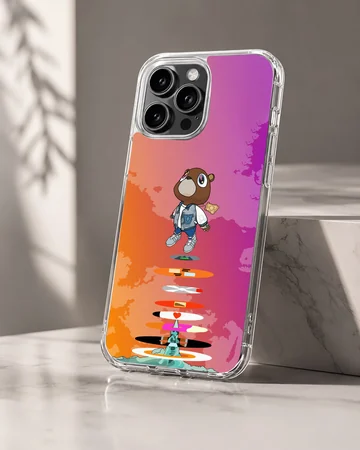Kanye Ye West digital illustration on phone case — Hero