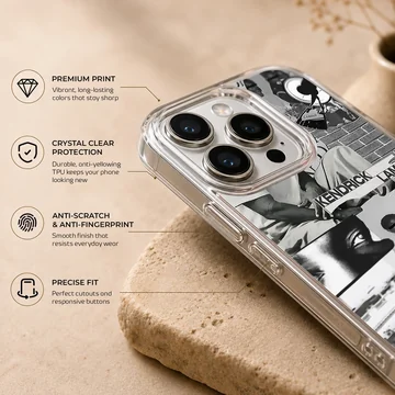 Kendrick Lamar collage with bold typography on phone case — Info