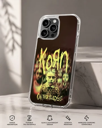 Korn Untouchables album artwork phone case with iconic characters. — Specs