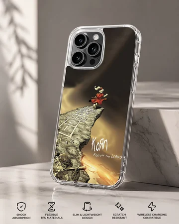 Korn Follow the Leader album art on phone case — Specs