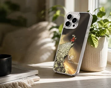 Korn Follow the Leader album art on phone case — Lifestyle