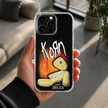 Korn themed phone case with bold artwork — Lifestyle