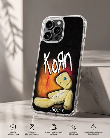 Korn themed phone case with bold artwork — Specs