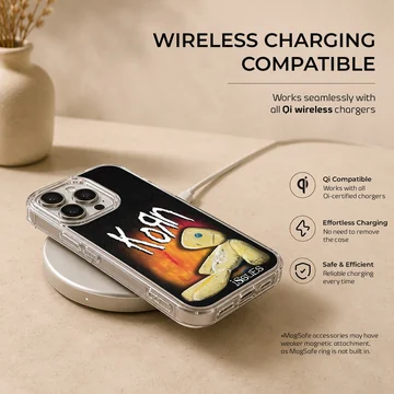 Korn themed phone case with bold artwork — Charging