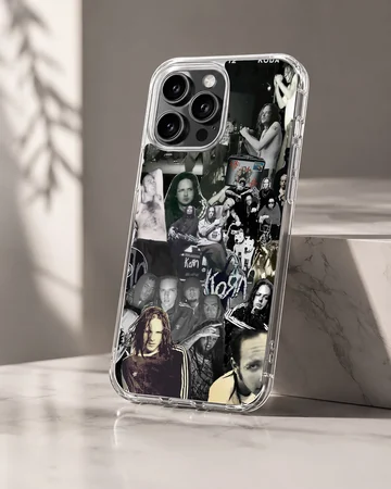 Korn band collage design on a phone case — Hero