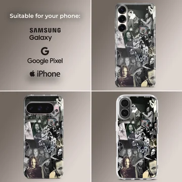 Korn band collage design on a phone case — Collage