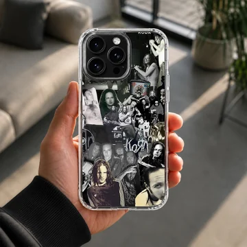 Korn band collage design on a phone case — Lifestyle