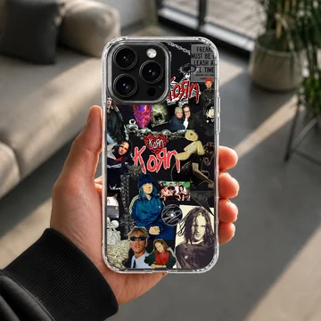 Korn band collage design on phone case — Lifestyle