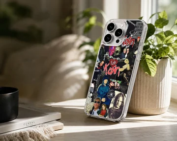 Korn band collage design on phone case — Lifestyle