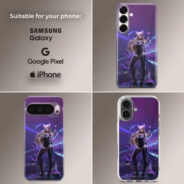 League of Legends Hero digital illustration on phone case — Collage