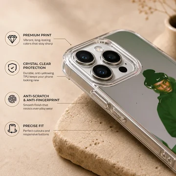 Photographic image of Lebron James with basketball, phone case — Info