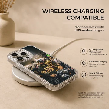 Lebron James holding trophy in a dynamic moment phone case — Charging