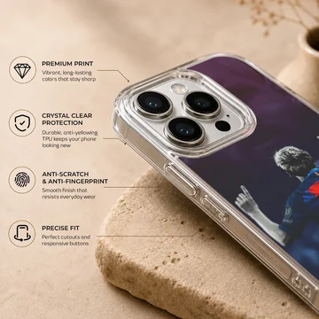 Photographic image of Lionel Messi celebrating on phone case — Info