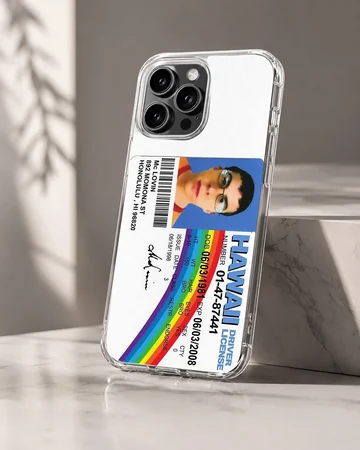 McLovin ID design on phone case, featuring iconic ID style. — Hero