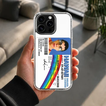 McLovin ID design on phone case, featuring iconic ID style. — Lifestyle
