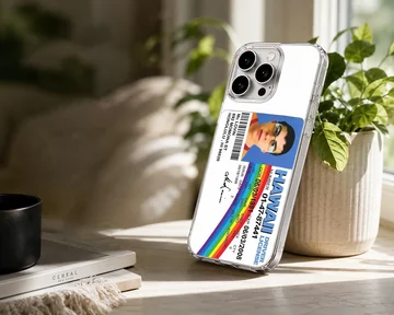 McLovin ID design on phone case, featuring iconic ID style. — Lifestyle