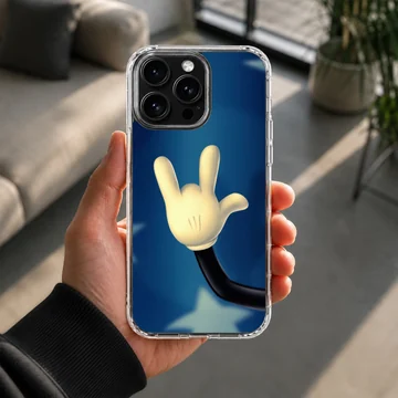 Mickey-themed phone case with iconic hand gesture — Lifestyle