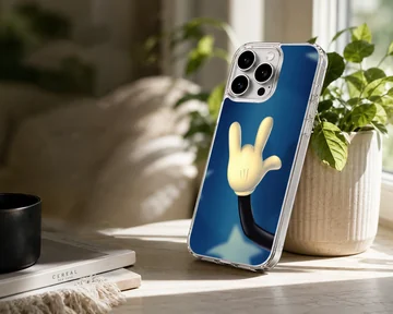 Mickey-themed phone case with iconic hand gesture — Lifestyle