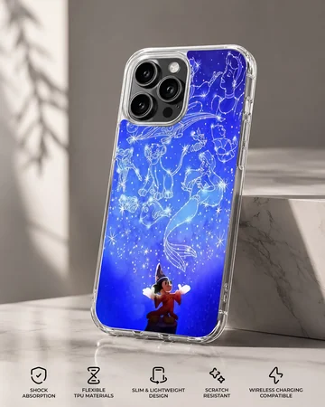Mickey Magic phone case featuring whimsical cartoon art — Specs