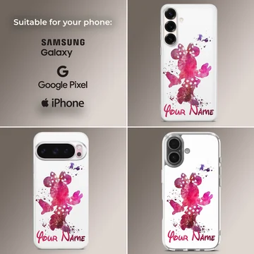 Minnie Custom playful cartoon design phone case — Collage