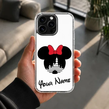 Minnie Custom design with personalized name on the phone case. — Lifestyle