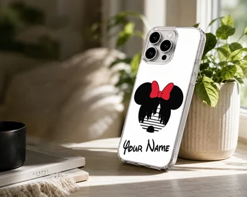 Minnie Custom design with personalized name on the phone case. — Lifestyle
