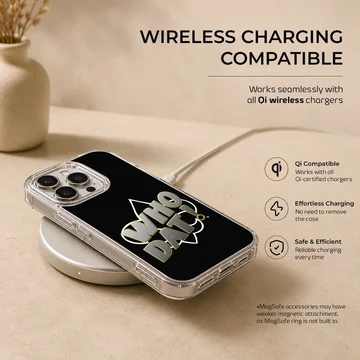 New Orleans Saints phone case featuring bold 'Who Dat' design — Charging
