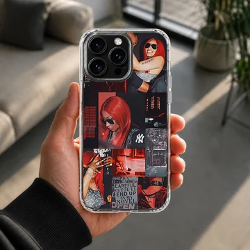 Nicki Minaj phone case with bold photographic design — Lifestyle