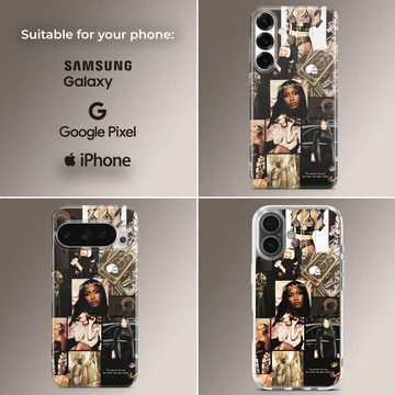 Nicki Minaj phone case with iconic imagery — Collage