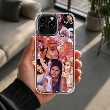 Collage of Nicki Minaj in various poses on phone case — Lifestyle