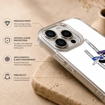 Dynamic artwork of ninja turtles masks and weapons phone case — Info