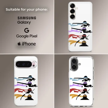 Ninja Turtles cartoon design phone case — Collage