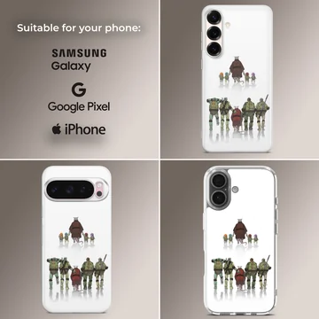 Ninja Turtles iconic design on phone case — Collage