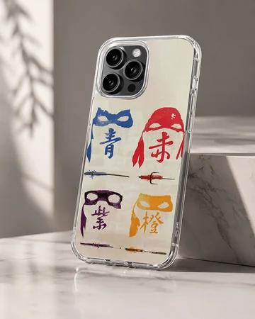 Ninja Turtles masks design on phone case — Hero