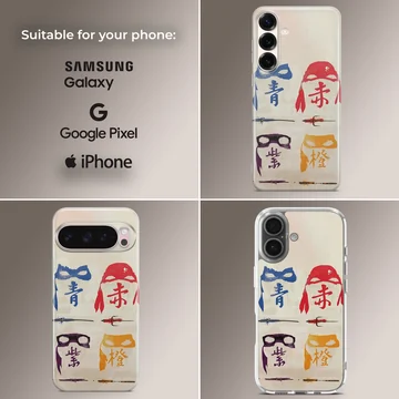 Ninja Turtles masks design on phone case — Collage