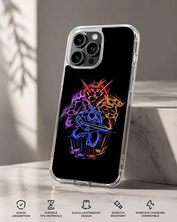 Dynamic Ninja Turtles design on phone case with vibrant colors — Specs