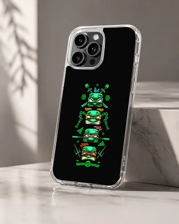 Ninja Turtles cartoon design on phone case — Hero