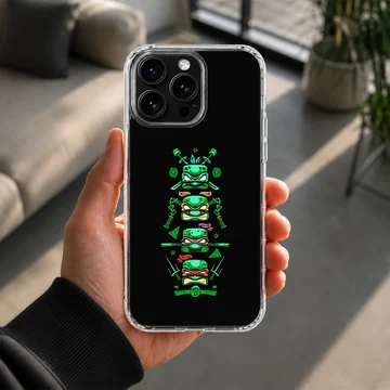 Ninja Turtles cartoon design on phone case — Lifestyle
