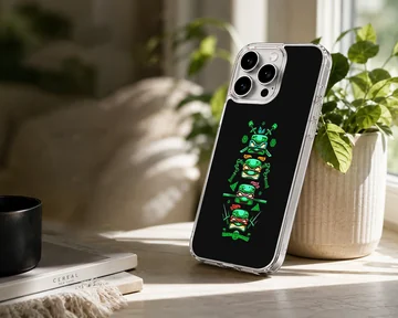 Ninja Turtles cartoon design on phone case — Lifestyle