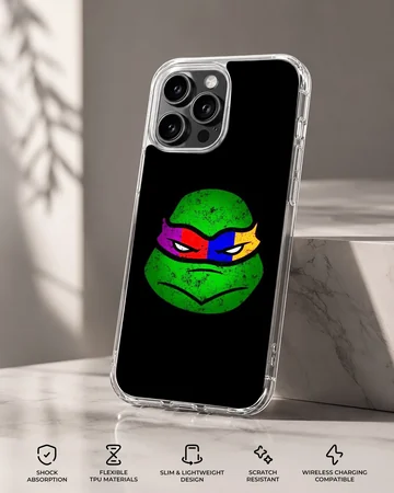 Ninja Turtles phone case with bold mask design — Specs